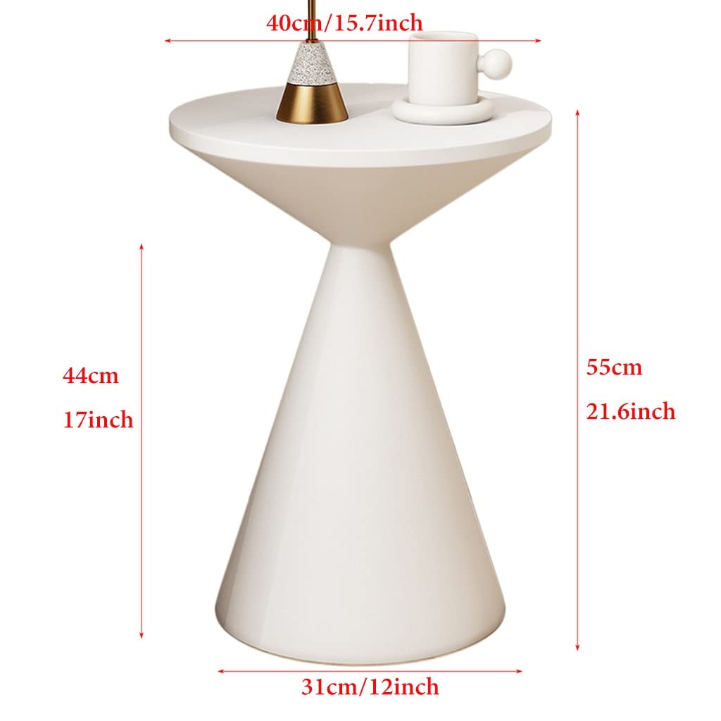Nowoczesny rustykalny metalowy stolik nocny(White)
