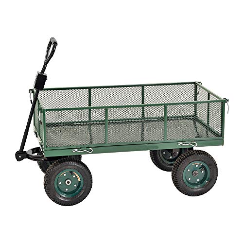 Utility Garden Wagon Carts Steel, 1000 lb. Load Capacity, 4
