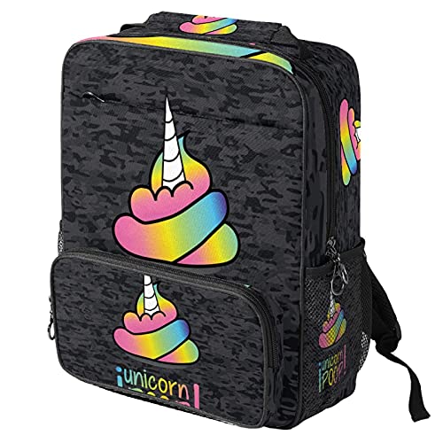 Sac à dos ordinateur portable avec motif licorne tendance pour le travail et les loisirs