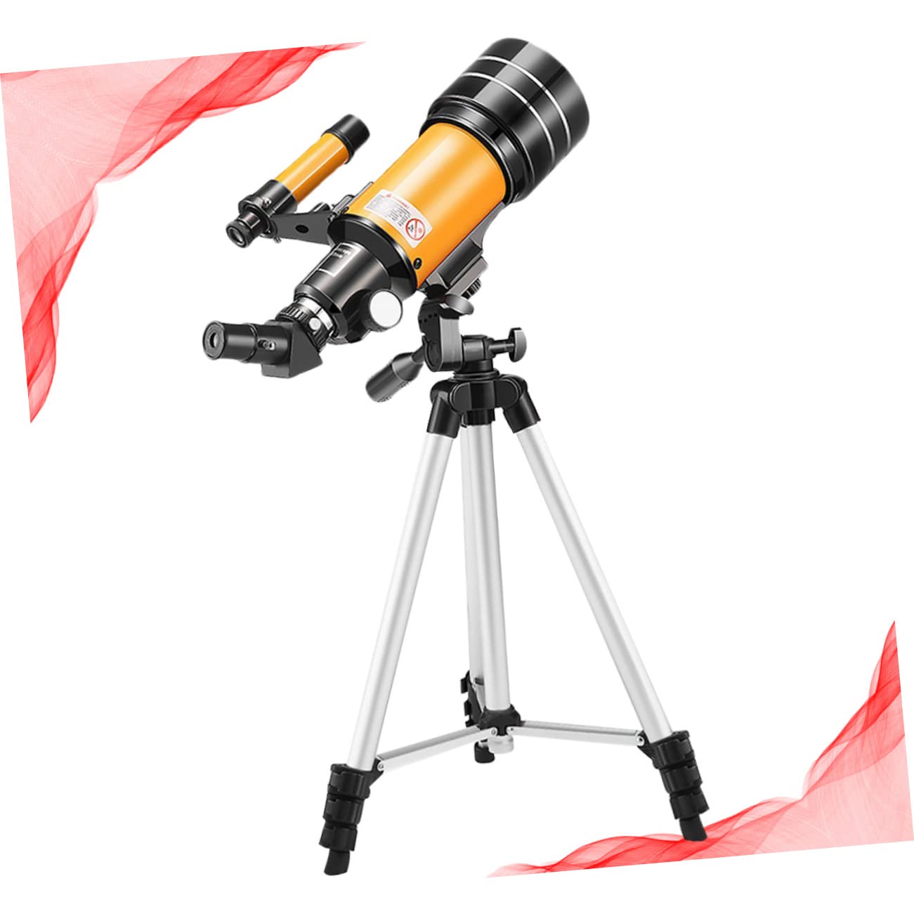 NUOBESTY 1 Pezzo Telescopio Astronomico con Treppiede Regolabile Visibilità Notturna per Osservazioni Spaziali e Pianeti Accessori