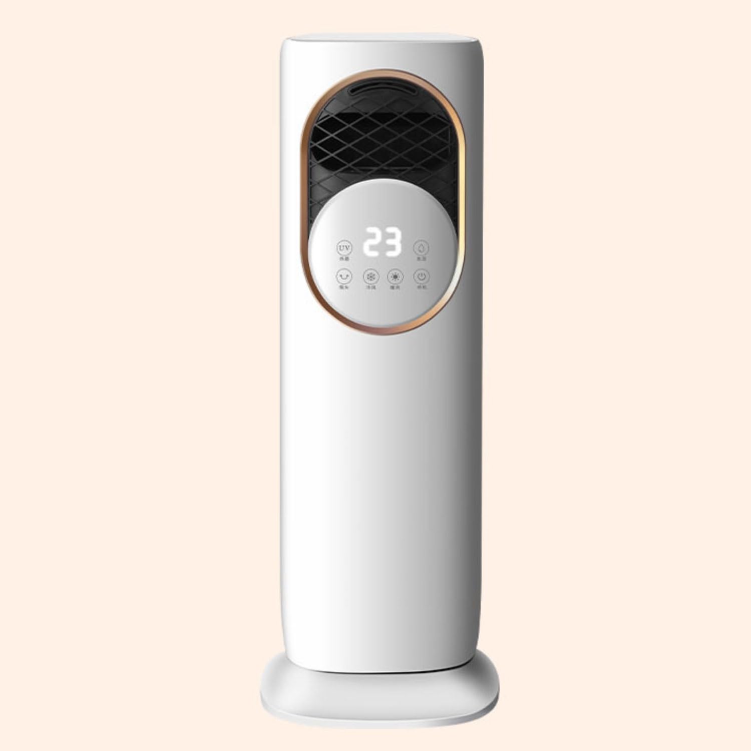 IEOWY Evaporative Air Cooler Tower Cooling Fan for Bedroom Quiet Oscillating Floor Fans with180°Remote Control 5 Modes 3 Speeds 8H Timer Bladeless Standing Fan for Home Office Living Room