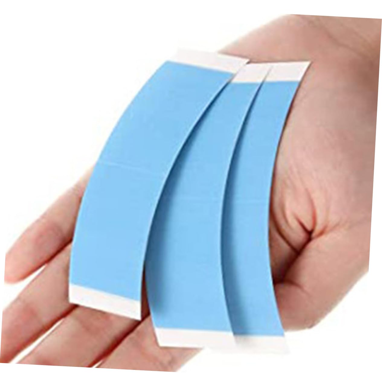 VALICLUD 5 Set Nastro Biadesivo Per Parrucche Adesivo Per Extension E Parrucche Tulle Facile Usare Per Cosplay E Stili Acconciatura Portatile E Conveniente Per Viaggi 12 Pezzi*5