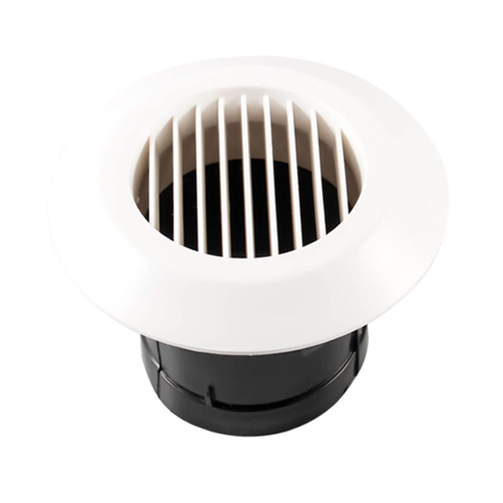 MFFIRE Rejilla De Ventilación Rejilla De Extracción De Aire Redonda con Brida/Conexión De Tubo Y Protección Antiinsectos,200mm