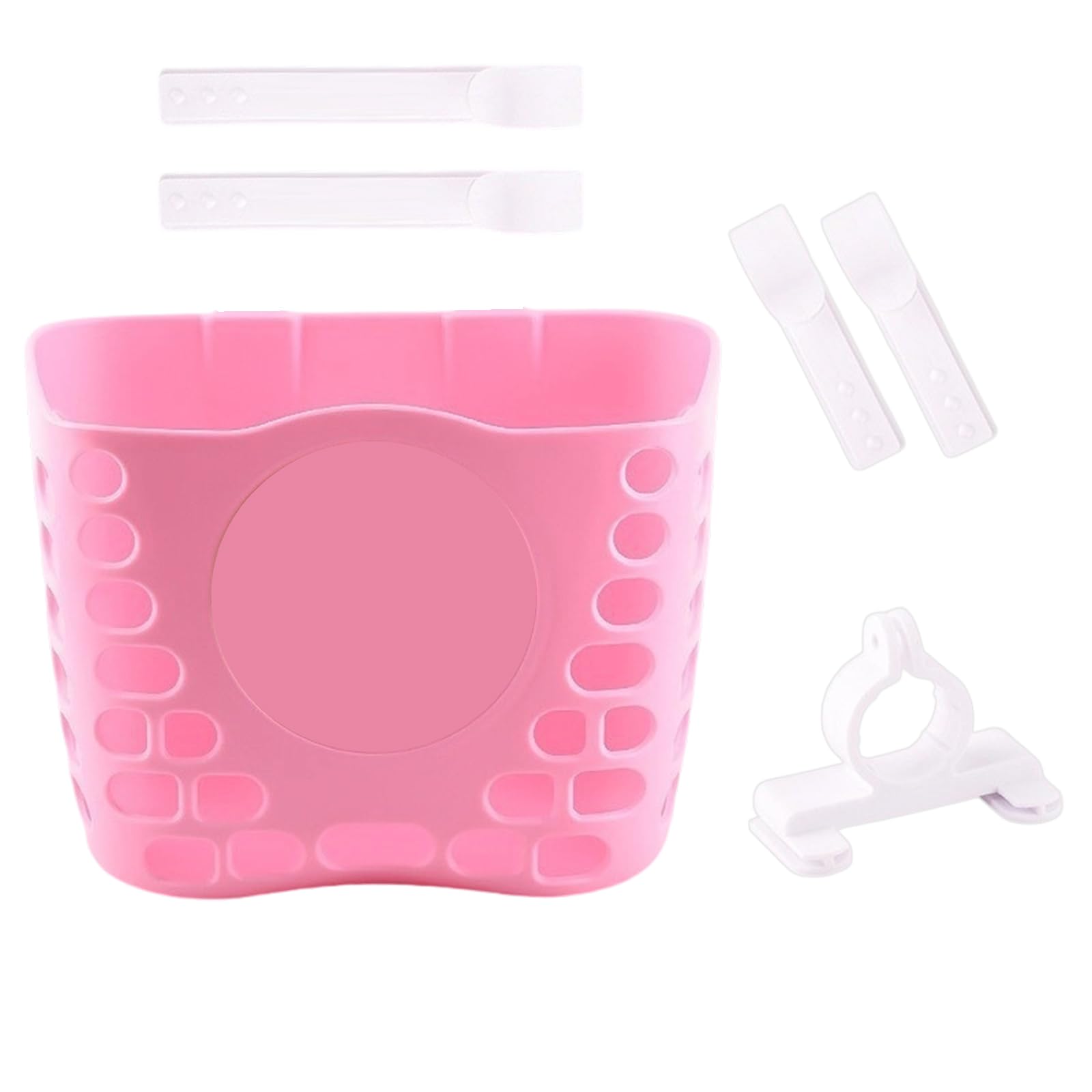 BWANGIAO Removable Bicycles Basket Colorful Bike Front Handlebars Storage Basket for Boy Girl Bicycles