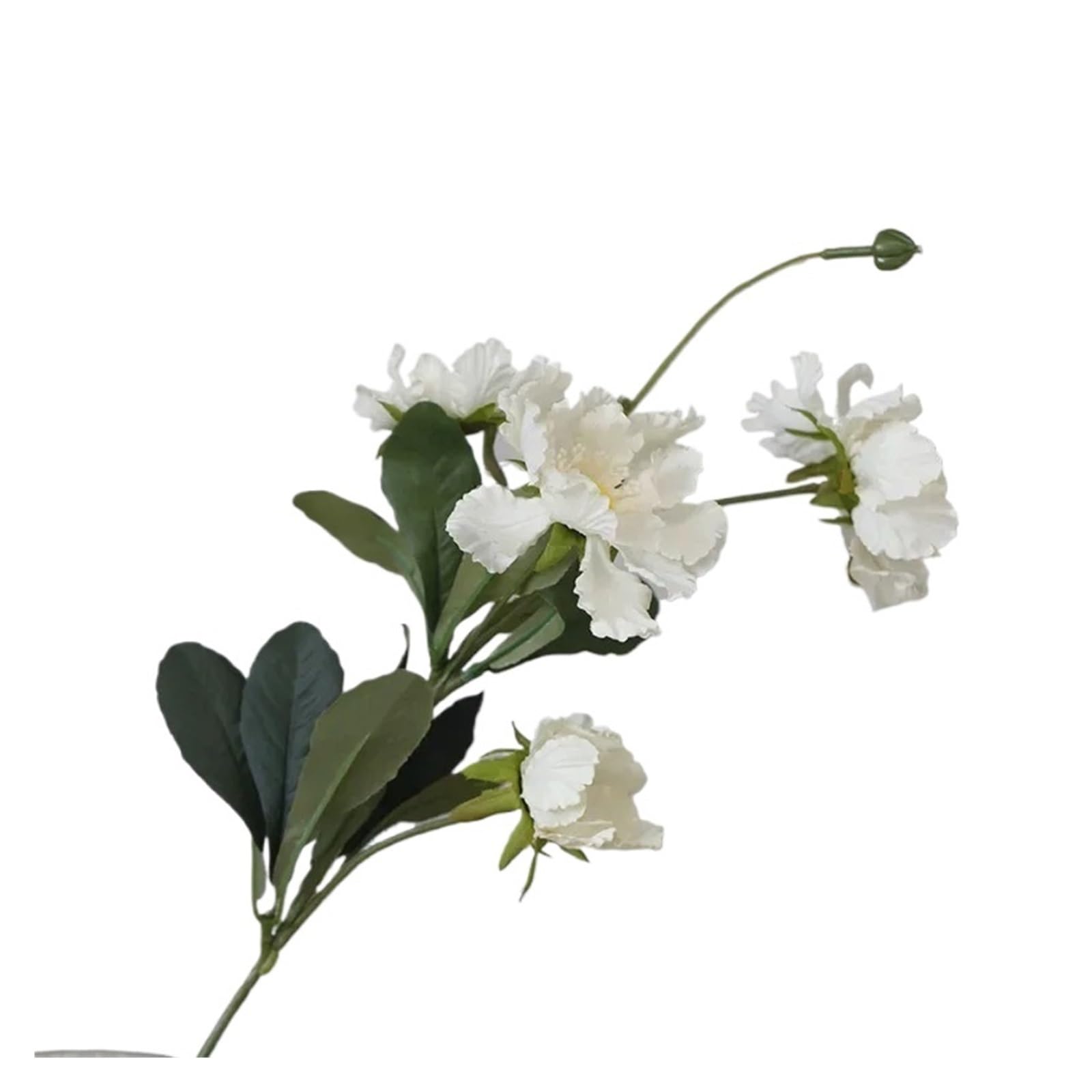 Casetlong 10Pcs Artificial Flower Party Home Decoration Arrangement Photo Props(White)