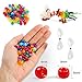 INSCRAFT 1200PCS Pony Bracelet Making Kit - 24 Colors, Rainbow Kandi Beads, Friendship Bracelet Kit with Letter, Heart, Elastic Strings for Jewelry Making, Craft Gifts for Girls & Adults