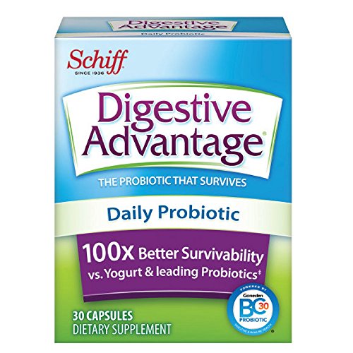 Digestive Advantage Daily Probiotic, 30 Capsules (Pack of 2)