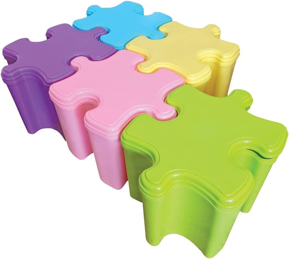 Talking Turtle Jigsaw Puzzle Storage Boxes 5 Plastic Box Set for
