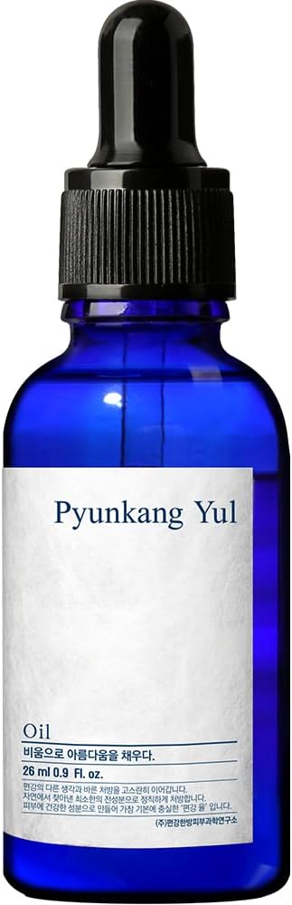 [PKY] Pyunkang Yul Face Oil for Moisturizing, 100% Natural Oils for Elasticity, Vitamin C for boosting Vitality, Only 8 Ingredients, Zero-Irritation, Korean Skincare (0.9 Fl. Oz, 26ml)
