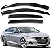 TONOYTIM Window Visors Rain Guards Side Wind Deflectors Compatible with Honda Accord 2018-2023, Vent Visor Deflector Sun Shade Car Accessories 94198 4-Pieces Set