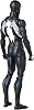 MAFEX No.168 Spider-Man Black Costume Comic Ver. Total Height Approx. 6.1 inches (155 mm), Painted Action Figure