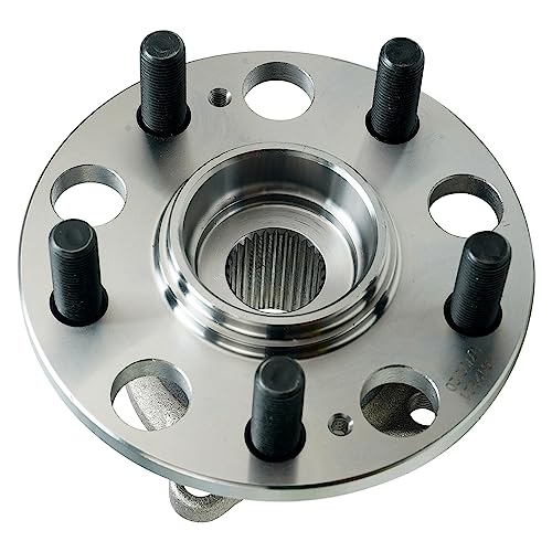 Image of Detroit Axle - Pair Rear Wheel Bearing Hubs Assembly for Acura TL 2009-2013 [AWD], RL 2005 2006 2007 2008 2009 2010 2011 2012, 5-Lug w /ABS
