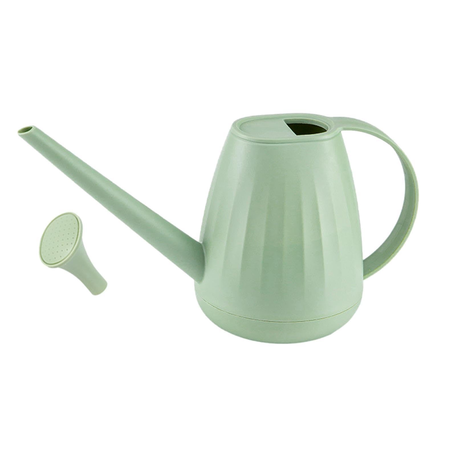 Regadera de 2L con práctico Mango ergonómico, Herramientas de jardinería, regadera de jardín para Flores, Planta de riego para Interiores y Exteriores, Verde