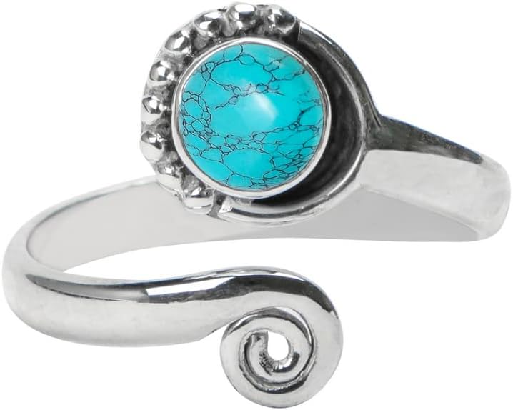 Gemstone Stone Toe Ring 925 Sterling Silver Feet Body Jewellery Handame Toe Ring Gemstone Adjustable Toering For Girls Women Gift Jewellery