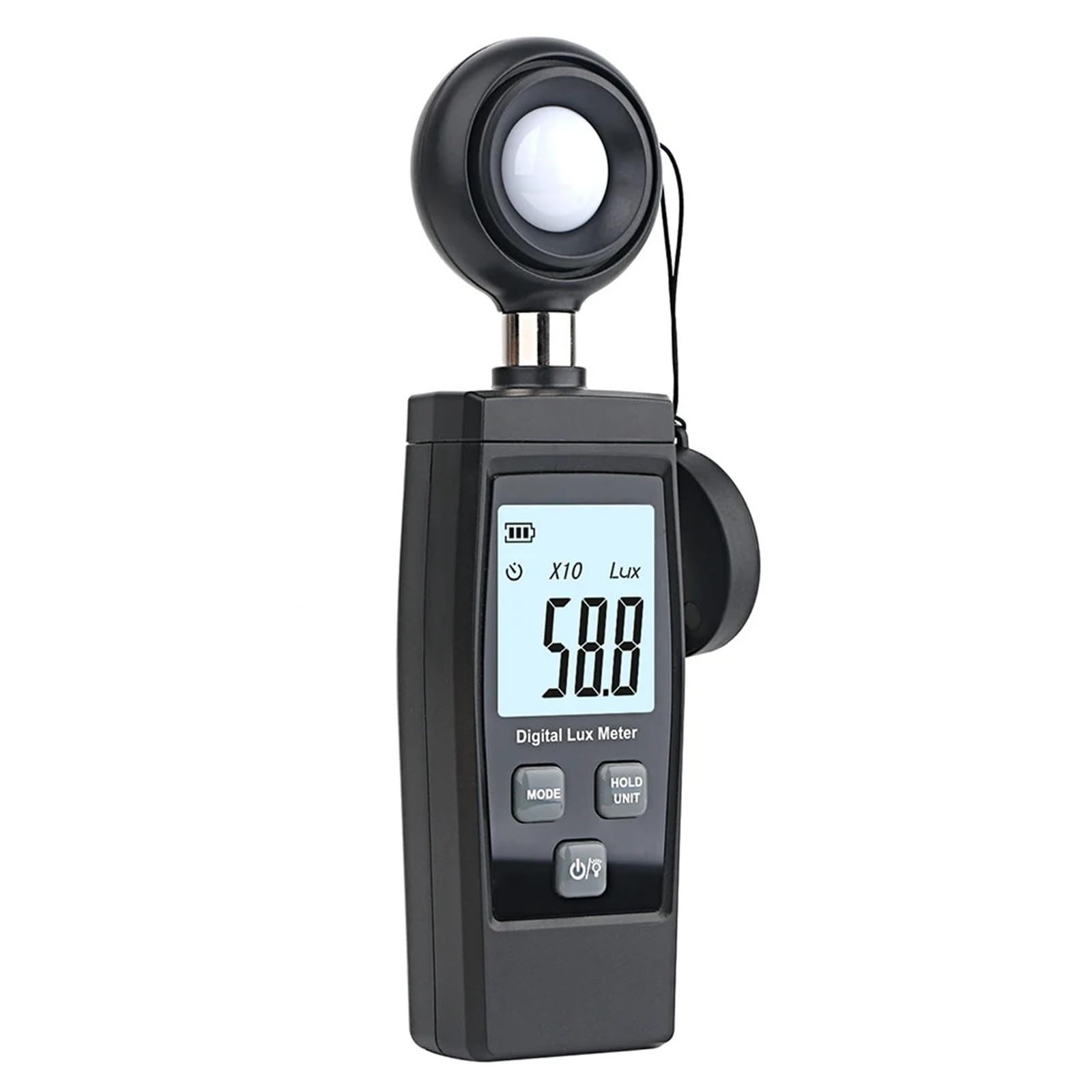 Luxómetro, Mini medidor Digital de Lux, luminómetro con pantalla LCD, fotómetro de 0-200000 Lux, medidor de luz de alta precisión, medidor de medida Lux/FC