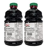 Nature Blessed 100% Pure Dark Sweet Cherry Fruit Juice Concentrate - 2 Quarts (2/32 fl oz bottles),