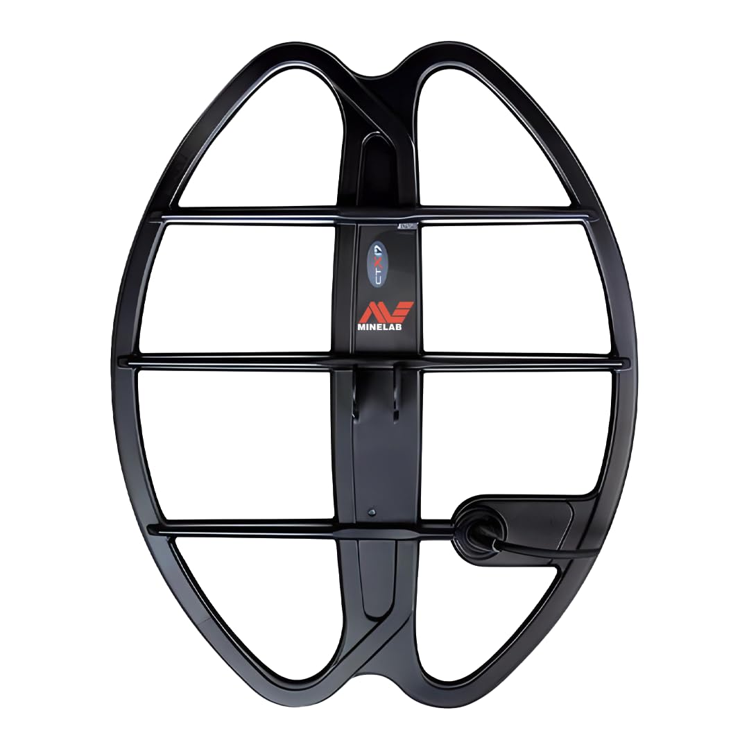 Minelab CTX 17 Double-D Waterproof Smart Coil for CTX 3030 Metal Detector (Skidplate Included)