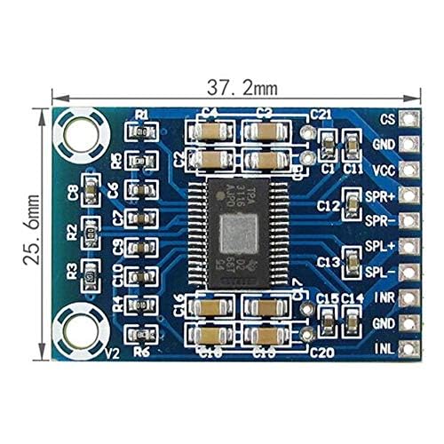Image of CentIoT - Digital Audio Amplifier Module - Class D - 2 X 50W Stereo (2 X 50W, Bareboard)