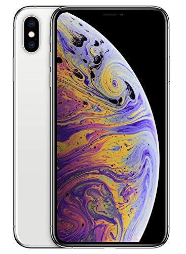 ABUSVEX Original Rear Back Glass Replacement Compatible with iPhone Xs-Max 6.5 inches All Carriers with Pre-Installed Adhesive and Repair Xs-Max Tool (Silver)