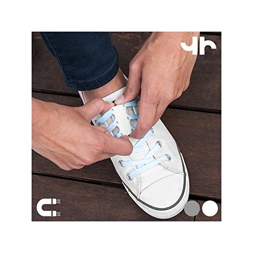 Hasëndad tiehard Chiusure magnetiche per Scarpe, Unisex Adulto, Unisex Adulto, Tiehard, Bianco, Taglia Unica