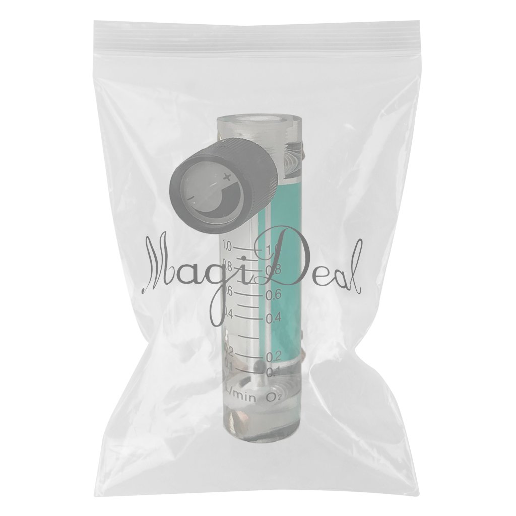 Fashion My Day® Oxygen Flow Meter Flowmeter with Control Valve for Oxygen Air 0.1-1L| Business & Industrial | Hydraulics Pneumatics & Pumps | Pump & Flow Controllers | Flow Controllers & Meters 3