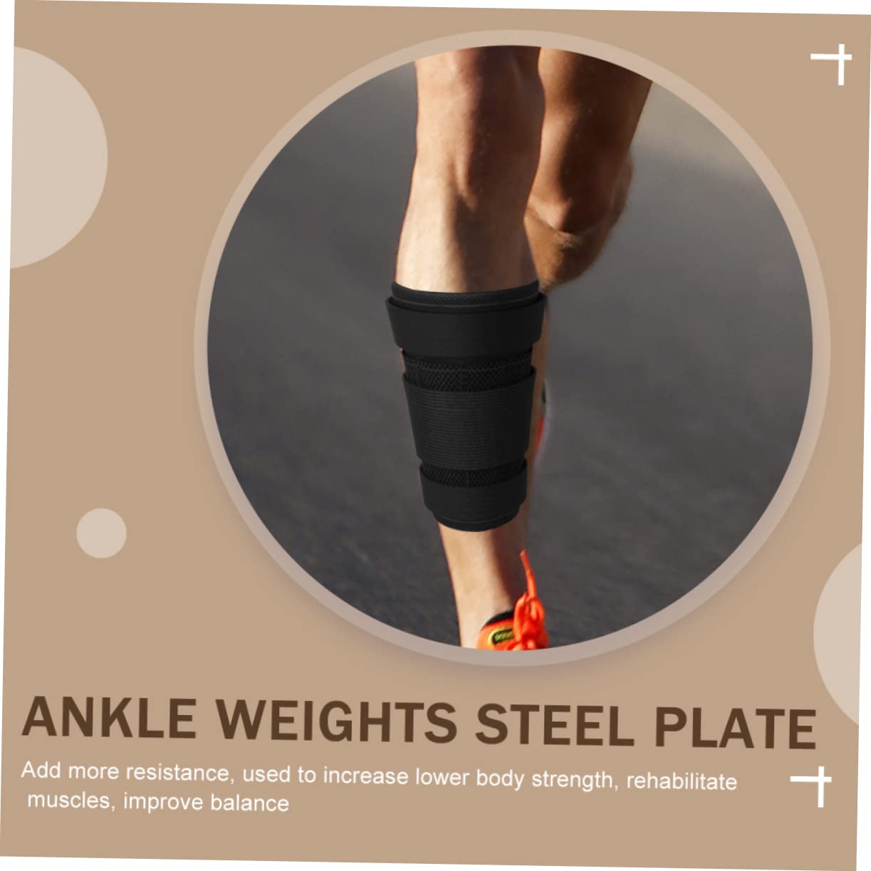 PartyKindom Pesi Caviglia Regolabili per Caviglia con Cuciture Rinforzate per Allenamento Gambe Resistenza per Jogging Camminata Cardio e