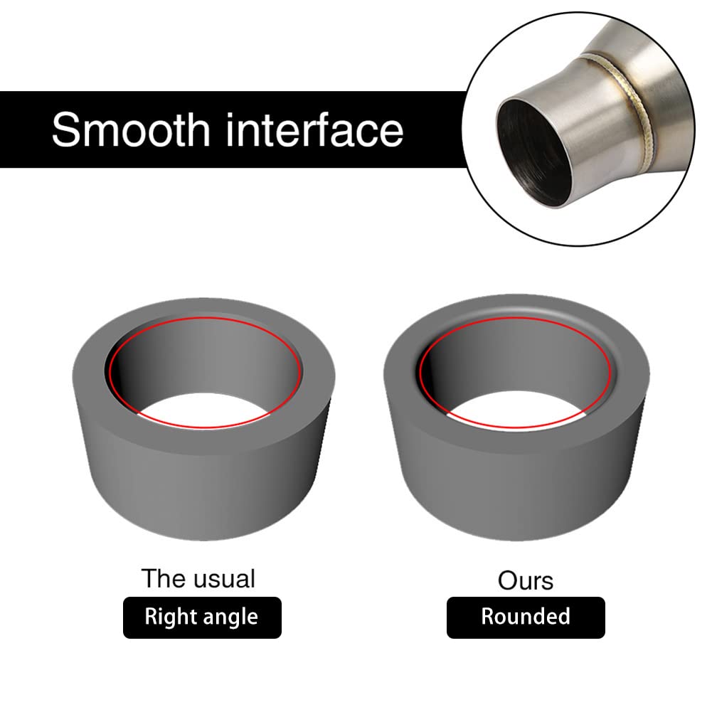 Embout D'Échappement Moto 50mm Avec DB Killer - Silencieux Universel En Acier Inoxydable Pour Moto, Dirt Bike, ATV Et Quad