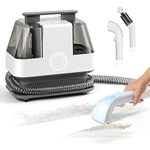 Upholstery Cleaner Machine, Portable Carpet Deep Cleaner Machine, Handheld Rug Spot Cleaner, Small Wet Extractor Vacuum, Hand Held Sofa Shampooer, Pet Stain Cleaning Machine