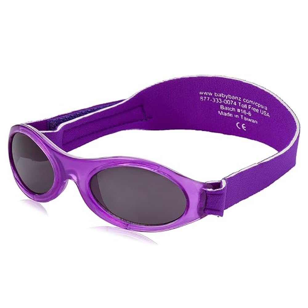 BANZ Bubzee Baby Sunglasses, 0-24 Months – 100% UV Eye Protection, Sun Glare Reduction, Shatterproof Lenses, Size Adjustable