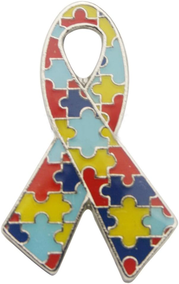 Autism Awareness Ribbon Pin