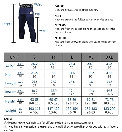 3 Pack Men's 3/4 Compression Pants With Pockets Workout Dry-Fit Baselayers Underwear Tights Sport Running Leggings Capri #TOP4