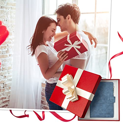 Passport Holder Rfid Blocking Passport And Vaccine Card Holder Combo, Leather Passport Cover Wallet Passport Case With Card Slots & Zipper Pocket, Passport Book Holder For Women And Men (Blue) #TOP7