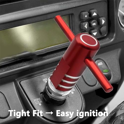 Image of Motorcycle 944 Ignition Switch Housing Alignment Tool Chopper Cylinder Kit for Harley FLH /T 2014-2020 (Red)