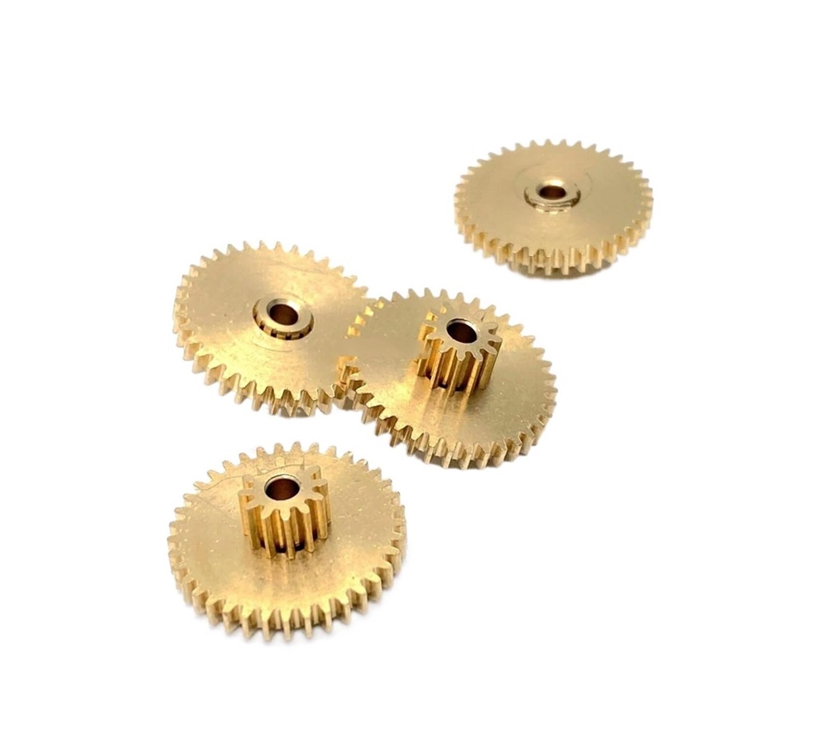 Bevel Gear Pinion Hardware Mechanical 2.52mm 0.5M 10T 40T Double Metal Gear 12T 37T Mechanical Copper Gear(12 Teeth - 37 Teeth)