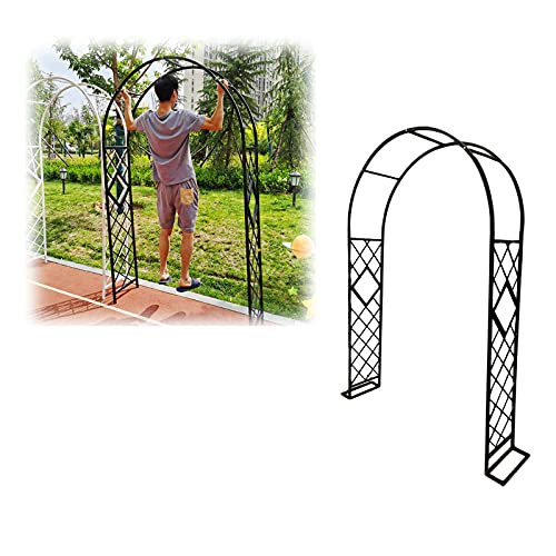 Arche de jardin de mariage pergola haut de gamme en métal avec base
