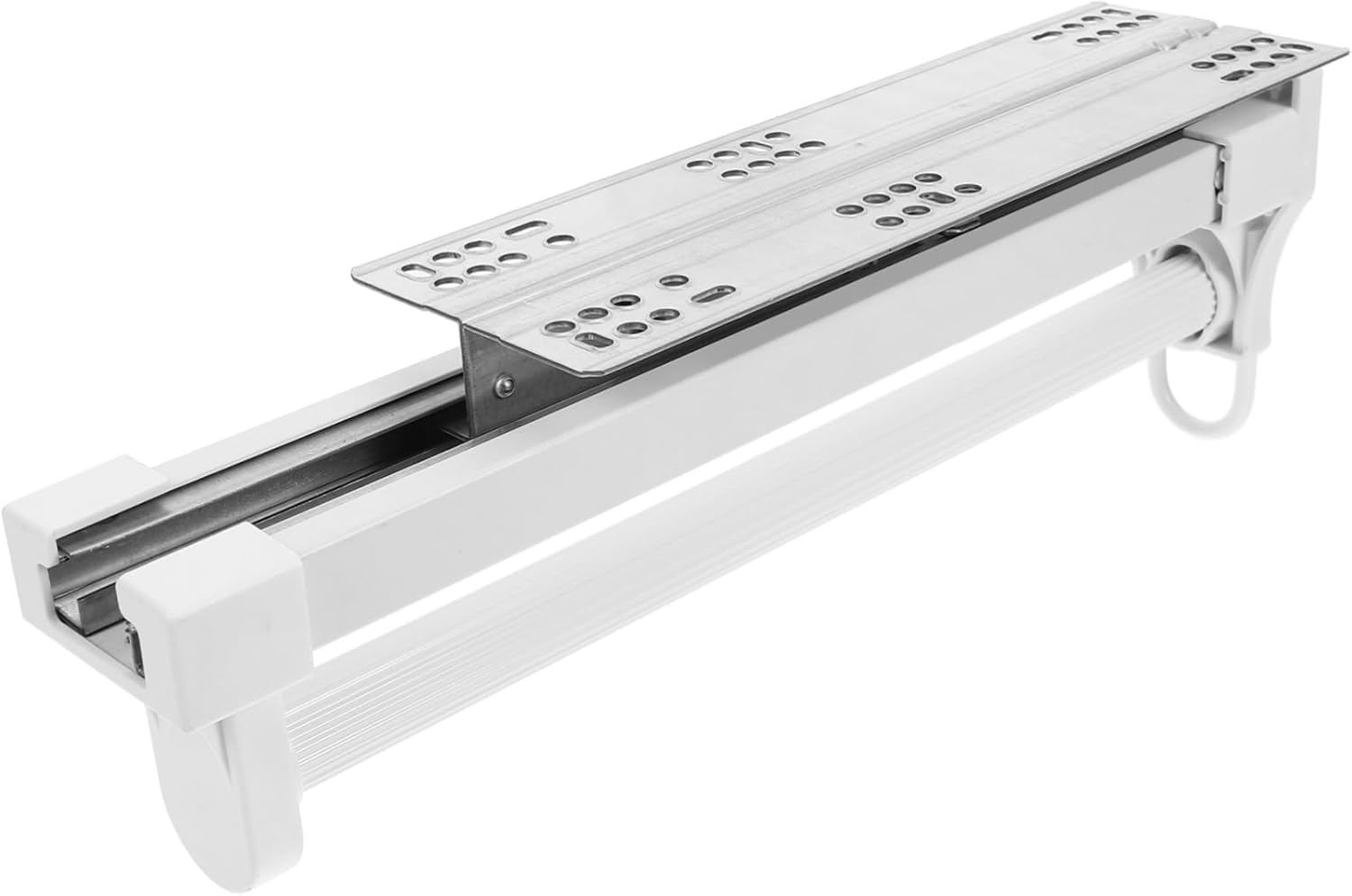 Clothes Hanger Rod for Closet Damping Wardrobe Rail Pull-Out Hanging Rack for Pants and Trousers Storage Easy Installation and Heavy Duty Support