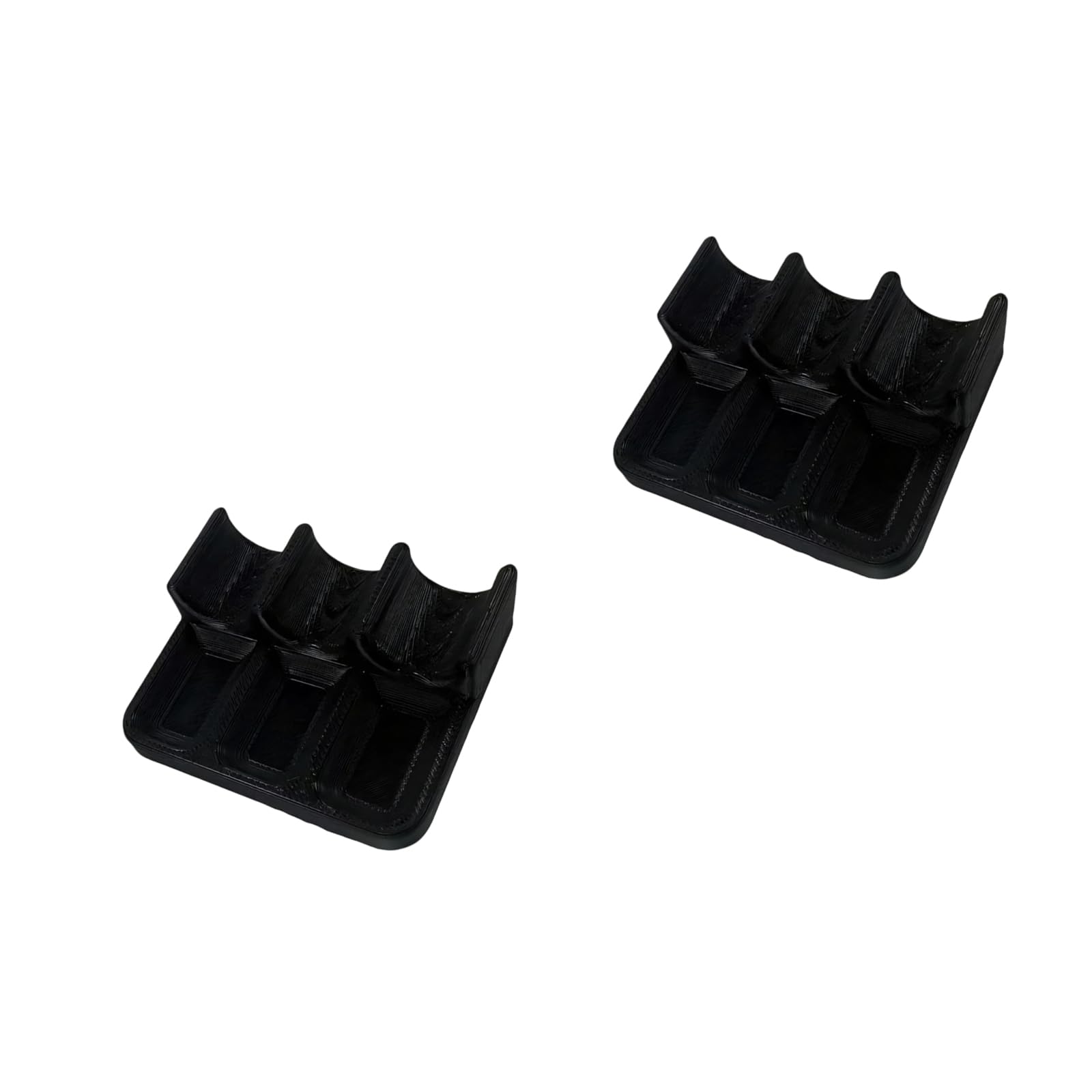 FGDTREE 2Pcs 3D Printed Brush Holder Multifunctional Organiser Stand for Watercolor Oil Painting Tool Storage Artist Planner