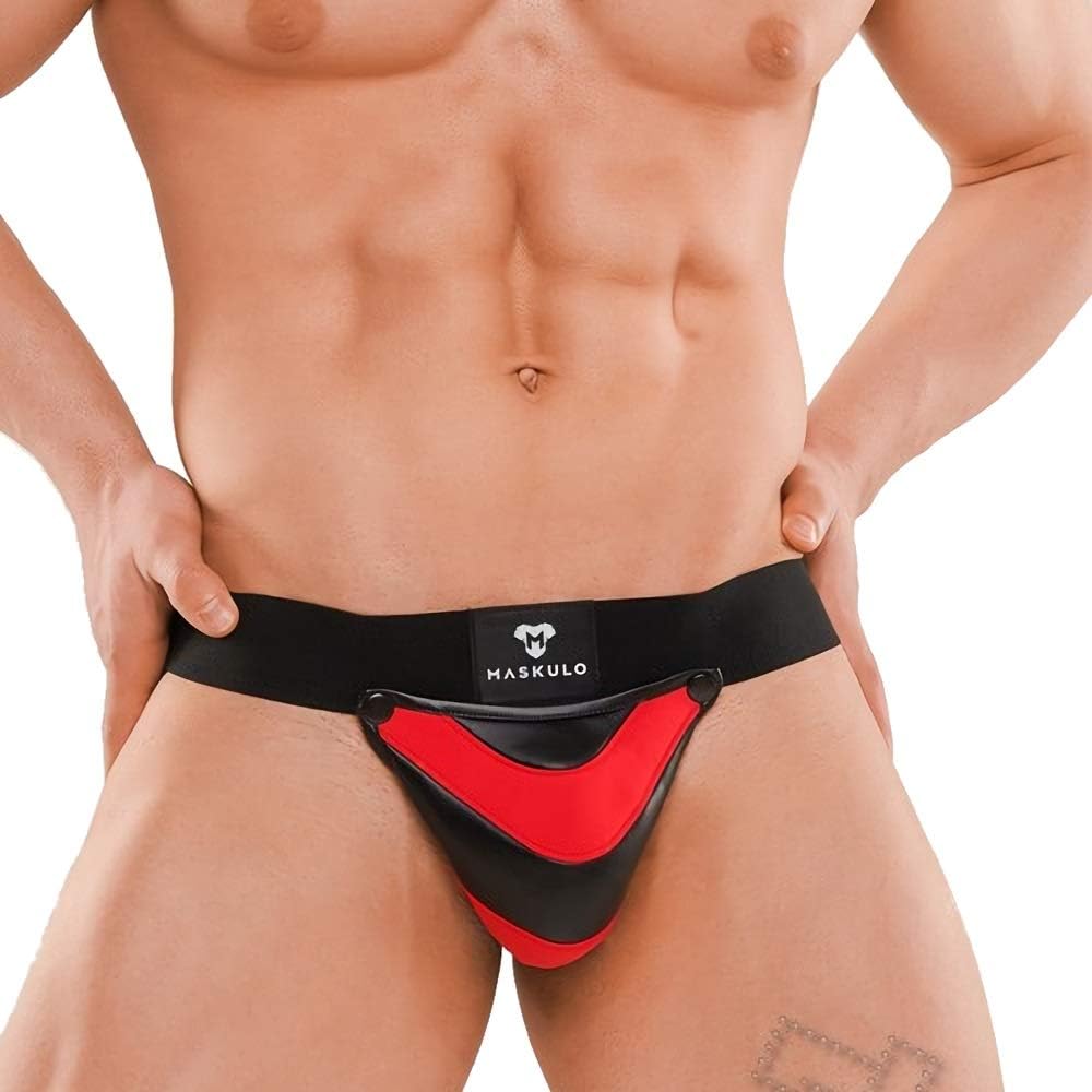 ローライズ 肛門 Amazon | Maskulo【マスクロ】ローライズジョックストラップ ケツワレ ケツ割れ メンズ アンダーウェア ジョックストラップ Armored Next(男性下着ma-js1200)(XS,レッド) | Tバック 通販