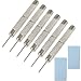 AOOHOOA Cellphones SIM Card Tray Opening Removal Tool Ejector Pin Suitable for Most Smartphone (6 PCS+2 PCS of Cleaning Cloth)