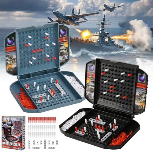 YAOZUP Juego de Mesa Hundir la Flota, Juego de Batalla Naval