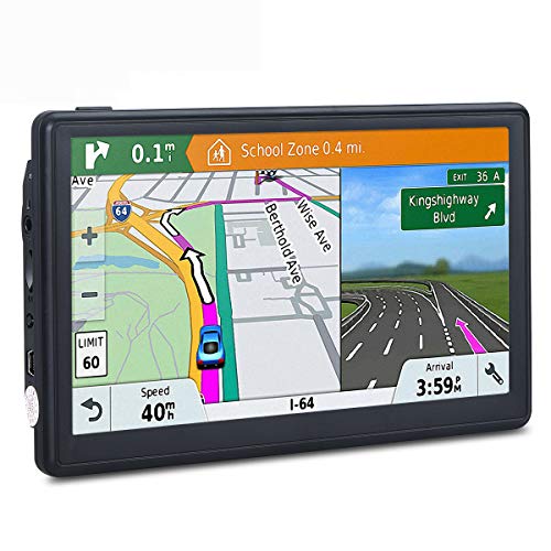 Car GPS, 7-inch Portable 8GB Navigation System for Cars, Lifetime Map Updates, Vehicle