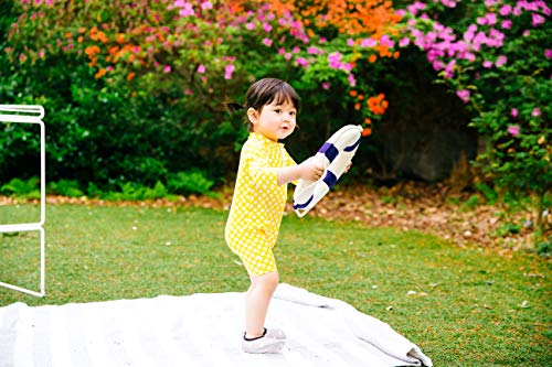 Image of VAENAIT BABY Girls One-Piece Swimsuit, UPF 50+ Long Sleeve Rash Guard, Ruffle Swimwear Infant & Toddler for 0-2 Years