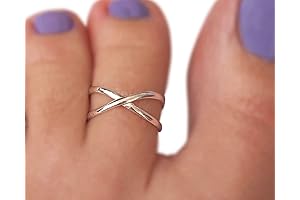 MiYa Jewelry 925 Sterling Silver Criss Cross Toe or Knuckle Ring