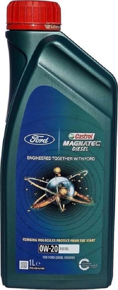 CASTROL Olio motore Magnatec 0W-​20 Olio HC Synthese (Hydro-​Cracked) Olio 1 L