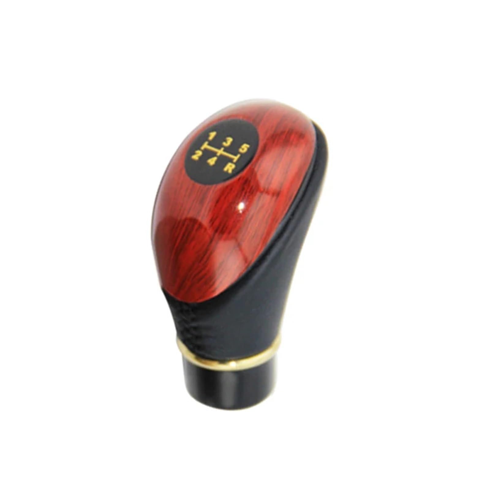 GXQKLSU Gear Shift Knob Universal Wood Color 5 Speed Gear Shift Knob Manual Transmission Gear Stick Lever Shifter Knob Gear Lever Tuning
