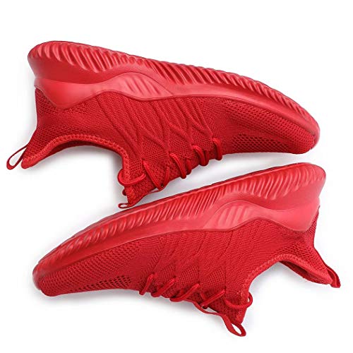 Image of Womens Ladies Walking Running Shoes Slip On Lightweight Casual Tennis Sneakers Girls Kids Zapatos de Mujer White