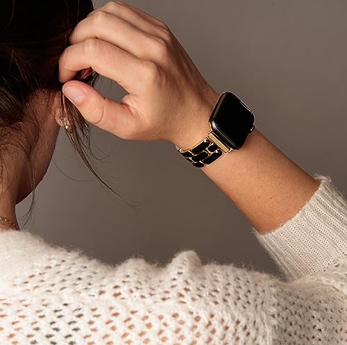Anne Klein Bracciale A Catena Alla Moda Per Apple Watch, Cinturino Di Ricambio Sicuro, Regolabile, Per Apple Watch, Adatto Alla Maggior Parte Dei Polsi - 4