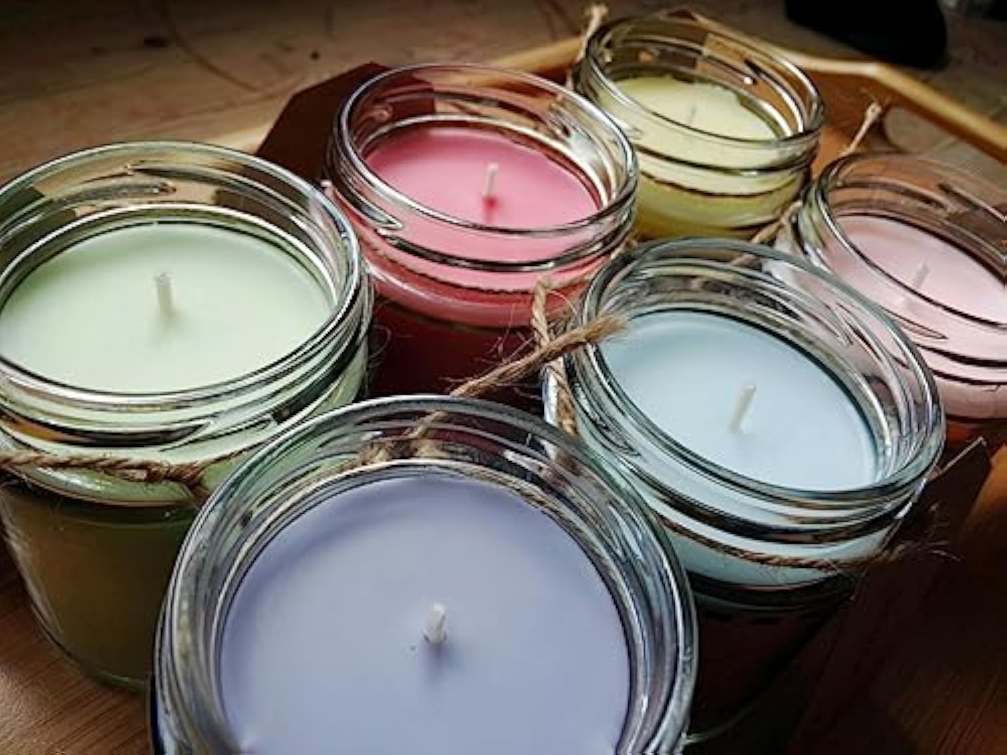 Scented Candle with Fruit Basket Flavor, 200ml