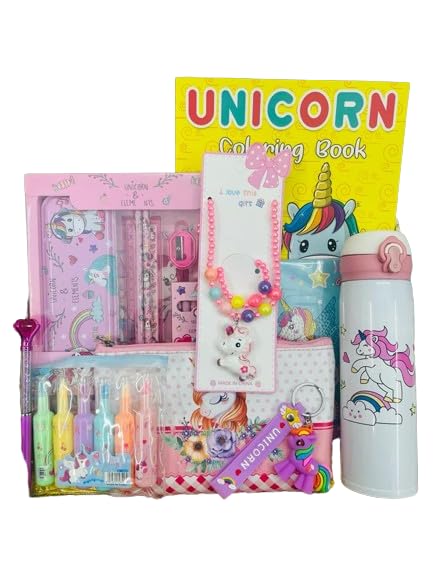Economical Store 91 91 Pack of 16 Pcs Unicorn Theme Beautiful Gift Hampers for Birthday, Rakhi, Fashion Girls-image-12