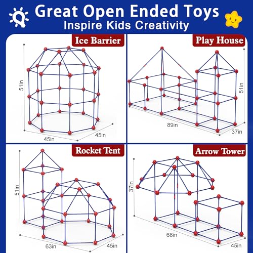 V-Opitos FORT BUILDING - 180P Building Kits For Kids thumb #4